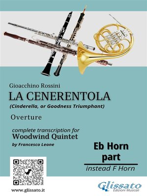 cover image of French Horn in Eb part of "La Cenerentola" for Woodwind Quintet